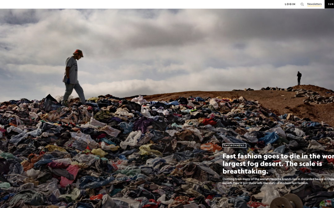 Chile’s Atacama Desert has become a fast fashion dumping ground